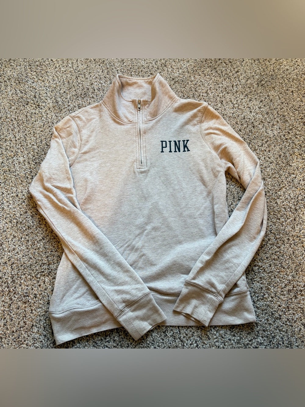 PINK Victoria's Secret Quarter-Zip Pullover
